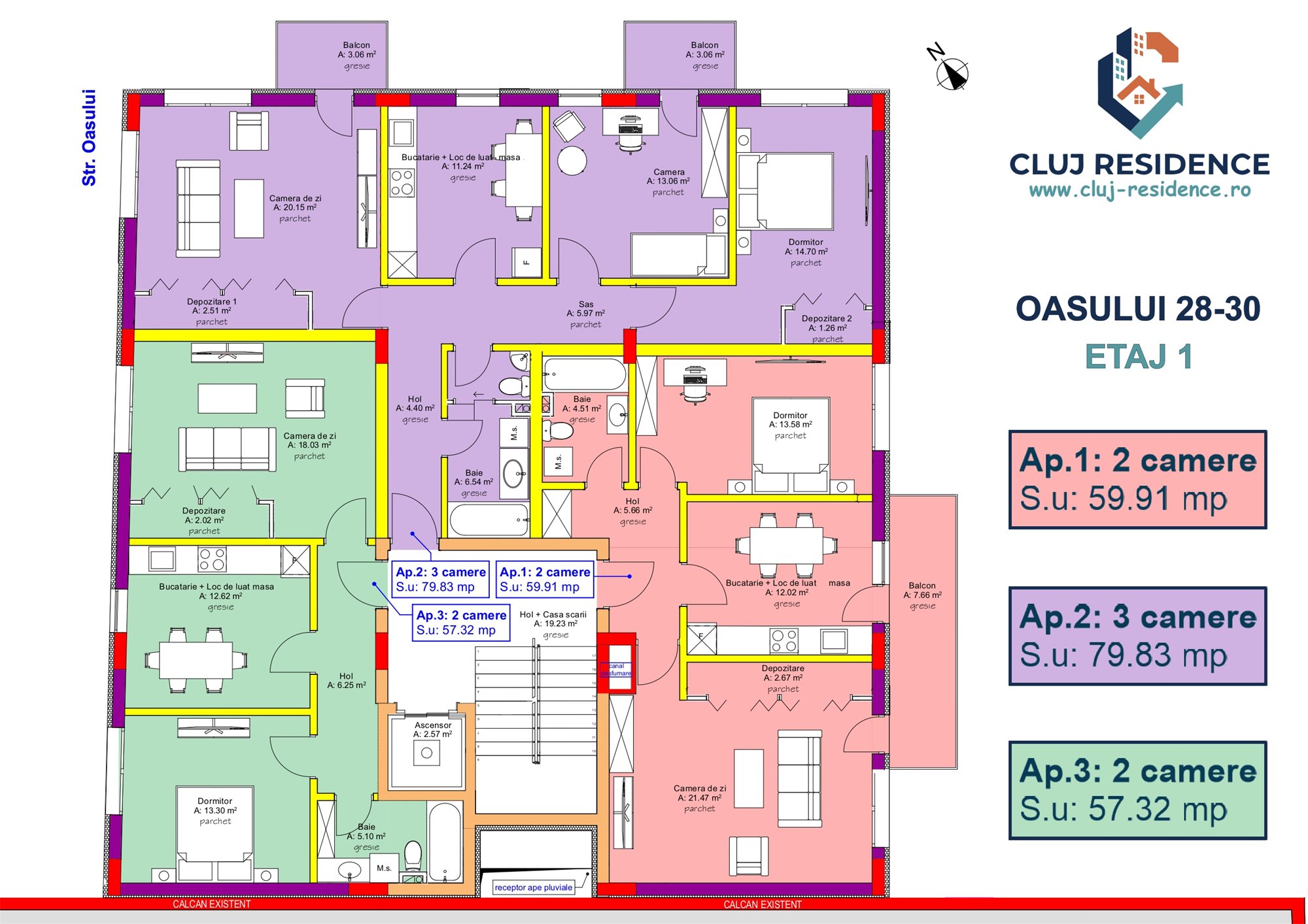 Plan etaj 1